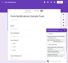 Still not sure about google forms? Quickstart Add On For Google Forms Apps Script Google Developers Form Notifications Google Forms Google Sheets Database Text Form