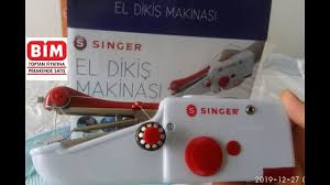 Bim Aktuel Singer El Dikis Makinasi Kutu Acilimi Ve Nasil Kullanilir 2020 Kutular Dikis Dikis Makinesi