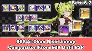 Beta 6.2] Honkai Impact 3 SEA - SSS Ai-Chan Gear Lineup Comparison From F2P  Until P2P - YouTube