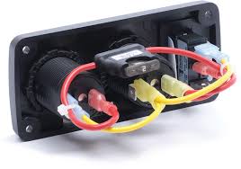 Blue sea below deck panels mängd. Blue Sea Systems 4363 Belowdeck Panel 15a Circuit Breaker 12v Socket 2 1a The Chandlery Online
