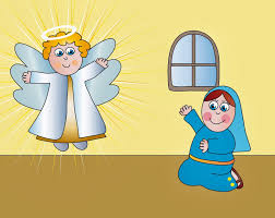 Clipart Birth Of Jesus Story With Pictures Angel Gabriel And Mary 1 Angel Gabriel A Christmas Story Angel Clipart