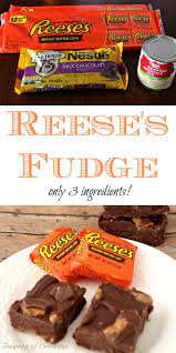 3 Ingredient Peanut Butter Cup No Bake Fudge Bars Recipe Recipe No Bake Fudge Fudge Recipes Easy Fudge Recipes Chocolate