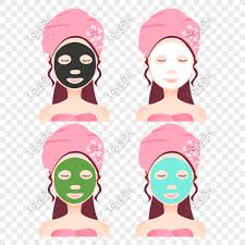 Saat sedang flu, bagian masker yang berwarna putih bisa digunakan di dalam. Gadis Yang Melakukan Masker Wajah Png Grafik Gambar Unduh Gratis Lovepik