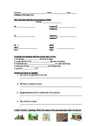 In the sample sentence, the emphasis is more on the suffering than who is suffering. Donde Vives Practice With The Verb Vivir And Places People Live