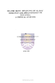 Rate protection from the base rate. Pdf Islamic Home Financing Of Al Bay Bithaman Ajil Bba Contract In Malaysia A Critical Analysis Syuhaeda Aeni Mat Ali Azhani Arsfiad Nur Asma Yahaya Nor Izan Academia Edu