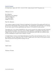Application Letter For Any Position Sample Letter
