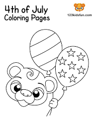 4th Of July Coloring Pages For Kids 123 Kids Fun Apps Coloring Pages For Kids Coloring Pages Free Coloring Pages