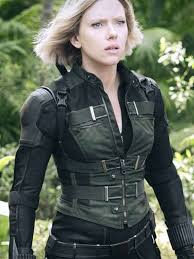Natalia alianovna natasha romanoff, better known as black widow, is one of the most talented spies and assassins in the entire world and a founding member of the avengers. Black Widow Avengers Infinity War Vest Jacketsjunction