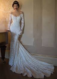 New Long Sleeve Mermaid Off Shoulder Bridal Gown Wedding Dress Size 2 4 6 8 10 Ebay Sleeping Beauty Wedding Inspiration Wedding Dresses Tight Fitted Wed