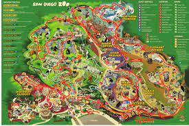 Zoo Map San Diego Zoo San Diego