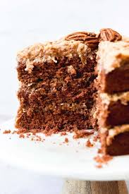 Using an offset spatula, spread with 1/4 inch of frosting. The Best Homemade German Chocolate Cake House Of Nash Eats