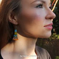 😀👋🌈I make ceramic earrings from dark brown clay. They are light, one  earring does not weigh more than 5 g. I wonder what you think about them?