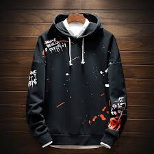 Halloween graffiti pumpkin print drawstring pullover hoodie. Hoodies Men Sweatshirt Inkjet Print Pullover Japanese Streetwear Harajuku Hip Hop Fashion Sweatshirts Male H Sweatshirt Fashion Japanese Streetwear Hoodies Men