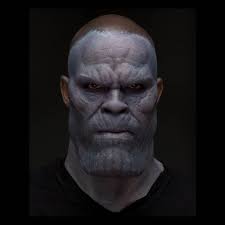 Here's images from a 2011 Thanos makeup test for The Avengers. Jose  designed and sculpted the makeup to be applied to actor Damion Poitier as  well as the helmet and armor. The