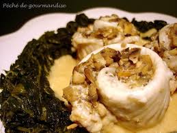 Filets De Sole En Roulade Aux Epinards Sauce Beurre De Crevettes Peche De Gourmandise Peche De Gourmandise Filets De Sole Recette Poisson