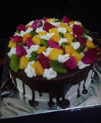 Menghias kue ulang tahun tema buah ☆ cake decorating bareng yanti basuki. Aneka Kue Ulang Tahun Dengan Topping Buah Buahan Toko Kue Barka