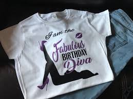 White Birthday Squad T Shirts I Am The Fabulous Birthday Diva Custom Shir Shirt Womens Birthday Shirt Birthday Squad Shirts Birthday Girl Shirt