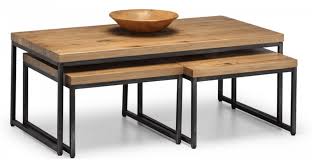 Shop our best selection of nesting coffee tables to reflect your style and inspire your home. Brooklyn Industrial Oak Nesting Coffee Tables The Place For Homes