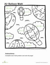Children love to know how and why things wor. Addition Coloring Page Worksheet Education Com
