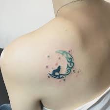 Wolf Moon Wolf Tattoos For Women Shoulder Tattoos For Women Tattoos For Women