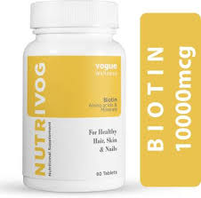 It is helpful in boosting blood circulation around the hair follicles. Vogue Wellness Nutrivog Biotin Amino Acid For Hair Growth Healthy Skin Strong Nails Price In India Buy Vogue Wellness Nutrivog Biotin Amino Acid For Hair Growth Healthy Skin