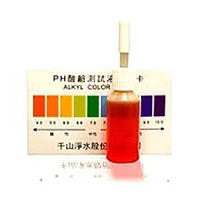 Ph Reagent Test Drops And Ph Scale Color Chart