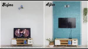 Not everyone has the time or money for a full makeover of their living room. Diy Small Living Room Feature Wall Youtube