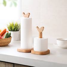 What kind of shelves do you use for towels? Kitchen Roll Holder Rack Wooden Kitchen Roll Stand Organizer Home Dining Table Roll Paper Storage Rack Shopee Singapore