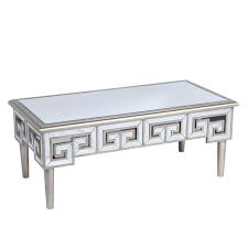 Jiji.com.gh more than 627 coffee tables for sale starting from gh₵ 100 in ghana choose and buy today!. Wallace Bay 47 Inch Mirror Top Rectangle Accent Coffee Table With Greek Style Key Pattern And Beveled Mirror Finish Champagne Target