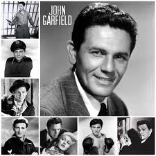 JOHN GARFIELD 1913-1952 Jacob Julius Garfinkle, an American actor who  played brooding, rebellious, working-class characters, and known to  filmgoers as John Garfield, was born in New York City, New York