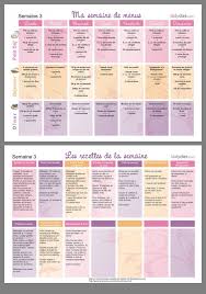 Semaine 3 Light Menu Minceur Semaine Idee Menu Regime Regime Semaine