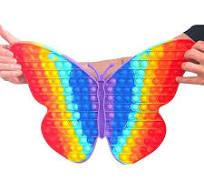 Big Rainbow Butterfly Pop, Giant PopToy, Jumbo Huge Extra Large Mega Super  Big Press Pop Pops Popper it Fidgets for Kid and Adult