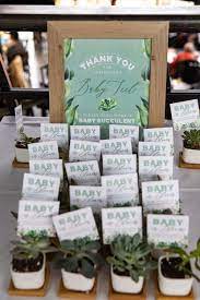 Boho Chic Succulent Baby Shower Nico And Lala