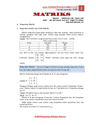 Dec 20, 2020 · pengertian. Pdf Modul Matematika Matriks Garry Garry Academia Edu