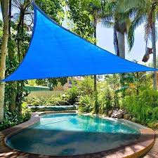 Yescom Patio Dreieck Sonnensegel Schatten Uberdachung 11 5ft Farbe Wahlweise Freigestellt Segel Schatten Sonnenschutz Segel Terrassen Schatten