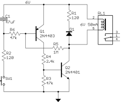 Image result for relay delay circuit