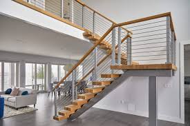 See more ideas about stair railing, railing, staircase design. Speedboat Silver Rod Railing Viewrail Modern Staircase Railing Modern Staircase Staircase Design