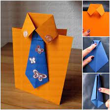 Add them to your cards as toppers or use them as a card by themselves, with your chosen sentiment inside. Diy Tie And Shirt Greeting Card