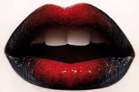 Black And Red Lipstick World Of Style Craft Ombre Lips Black Lipstick Lips Inspiration