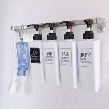 全て100均 衛生的で詰替簡単なシャンプーボトルを作りませんか シャンプーボトル バスルーム 収納 シャンプー お風呂場 収納