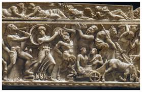 Bacchanal Depicting The Dancing Great God Pan Roman C 300 Bc Lion Sculpture Art Roman C