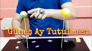 Güneş ve ay tutulması nasıl oluşur? Gunes Ay Tutulmasi Modeli Youtube