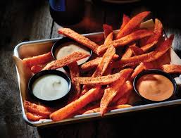 Sweet potato fries are healthy and delicious. Applebee S New Sweet Potato Fries Dips Sweet Potato Fry Dip Sweet Potato Fries Sweet Potato Fries Dipping Sauce