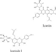 Structural formula of Icariin, Icariside I and Icariside II ...