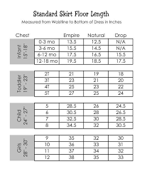 Tutu Dress Size Chart By Justalittlesassshop On Etsy Tutu
