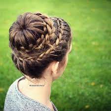 Princess Bun Hairstyle Crown Braid Princess Hairstyles Princess Hairstyles Bun Hairstyles Hair Styles