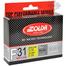 Solda F15 Medium Fluor Ski Wax Bend Or