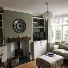 Colours French Gray Farrow Ball 1930s House Interior Living Rooms Sage Living Room Cosy Living Room