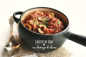 Plats Miam Chouchie Veau Au Chorizo Alimentation Cocotte