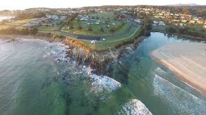 Aerial View Of Dalmeny Campground Nsw Aerial View Caravan Park Campground